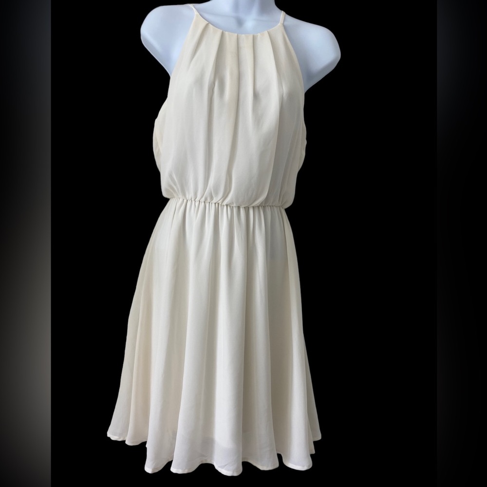 Lush dress size small white/cream